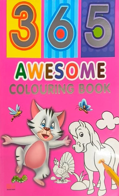 365 Awesome Colouring Book